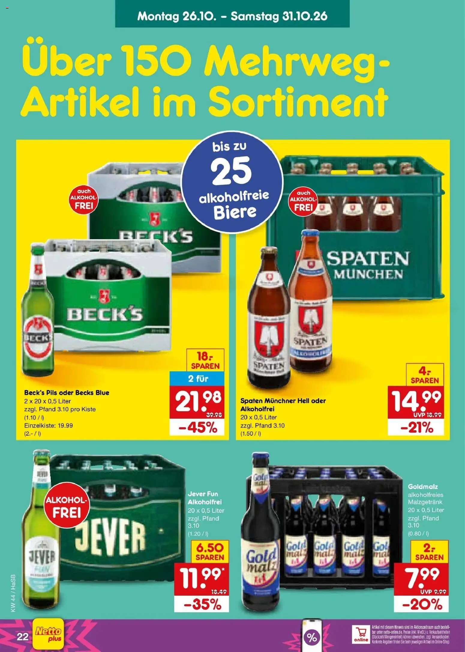 Vorschau von dem Prospekt des Geschäftes Netto Marken-Discount, gültig ab dem 26.10.2026