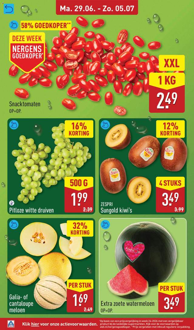 Nieuwe Aldi folder vanaf 29-06