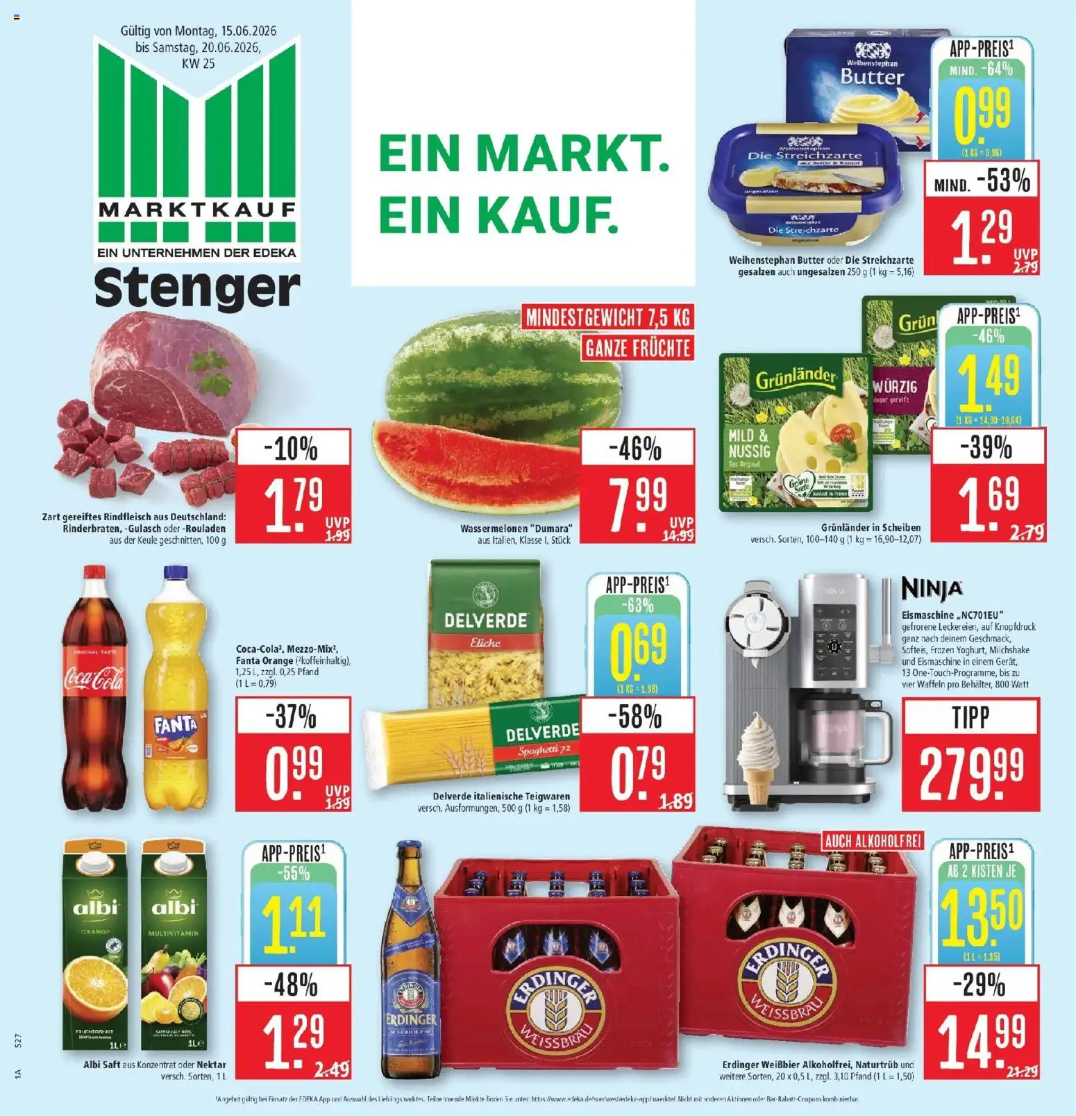 Vorschau von dem Prospekt des Geschäftes Marktkauf, gültig ab dem 15.06.2026