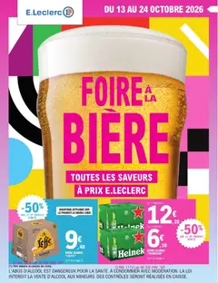Prévisualisation de E.Leclerc Foire à la bière du magasin E.Leclerc formulaire valide 13/10/2026