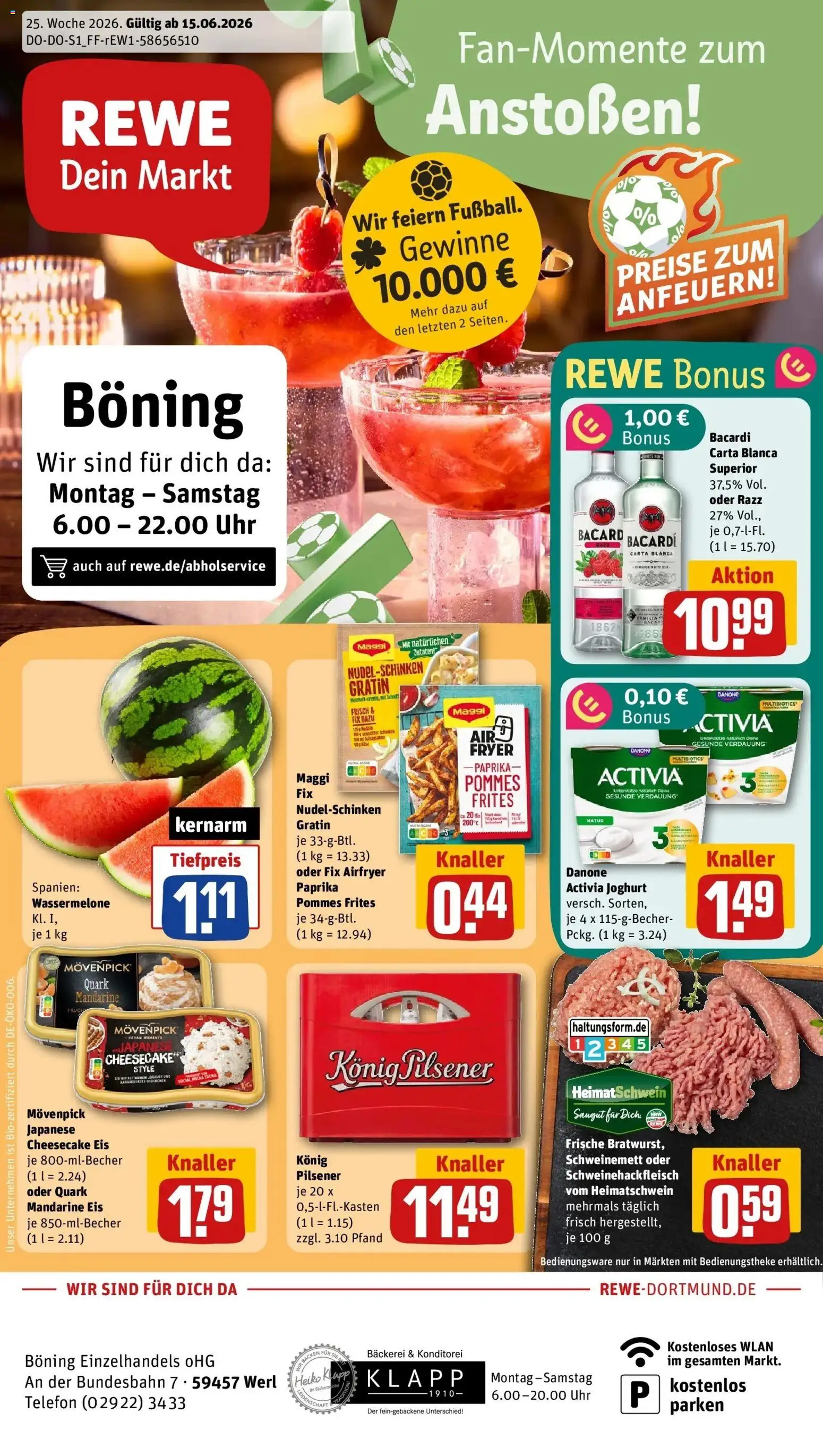 Vorschau von dem Prospekt des Geschäftes Rewe, gültig ab dem 14.06.2026