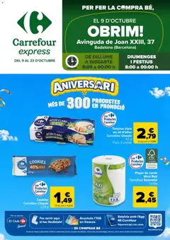 Vista previa del folleto de la tienda Carrefour Express válido desde el 09/10/2026 