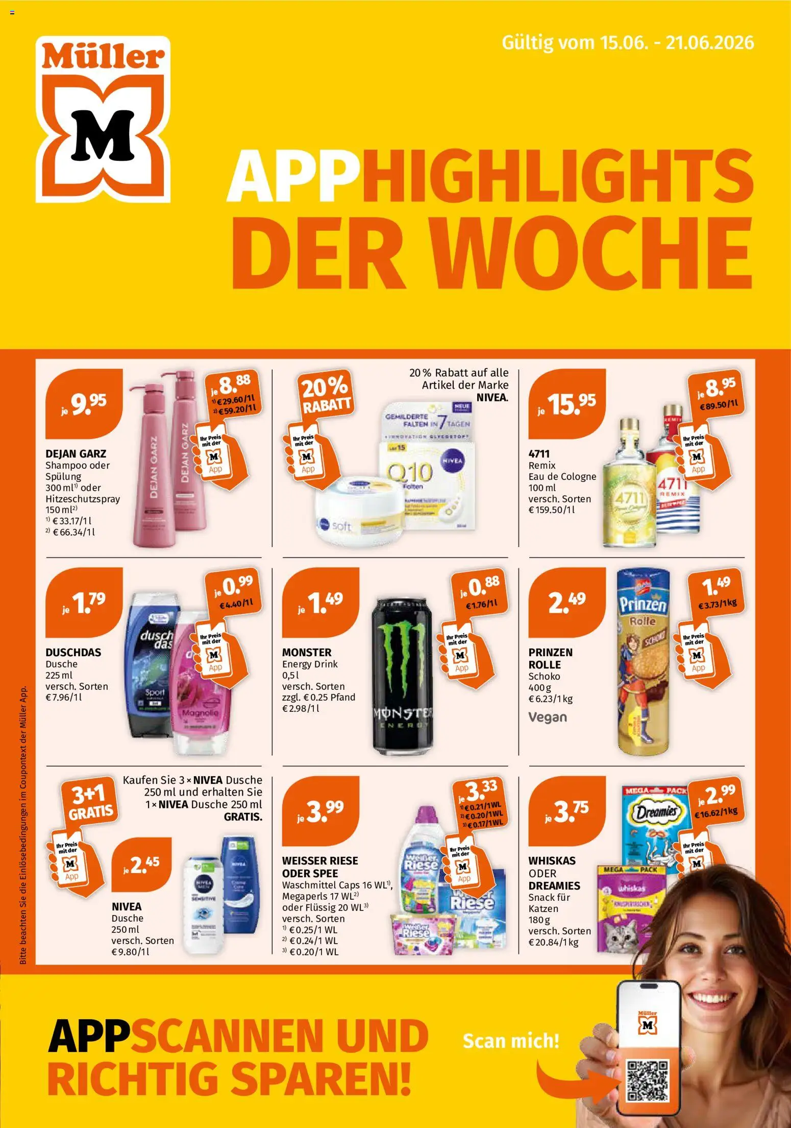 Vorschau von dem Prospekt des Geschäftes Müller, gültig ab dem 15.06.2026