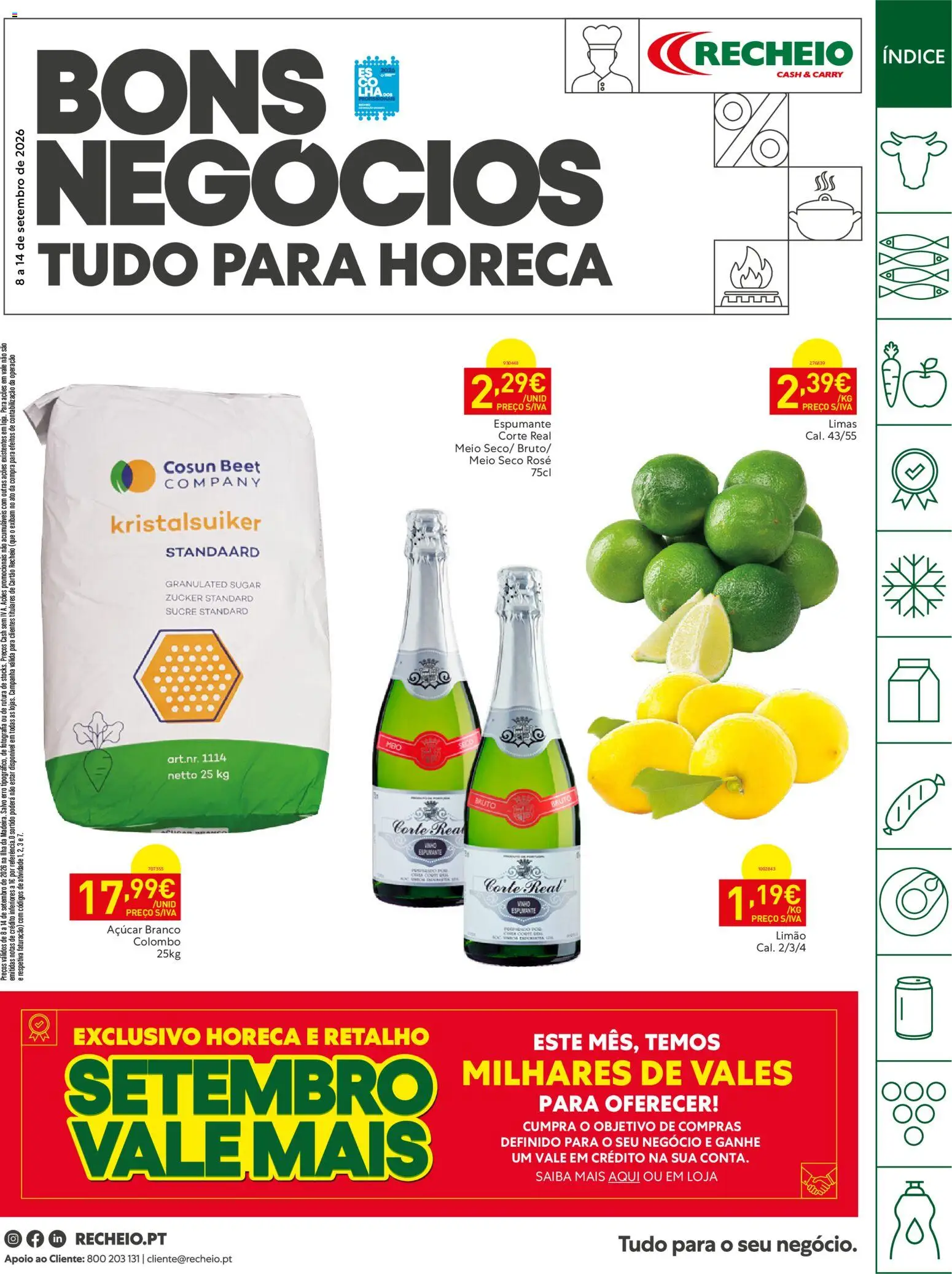 Pré-visualização do folheto da loja Recheio válida a partir de 08/09/2026