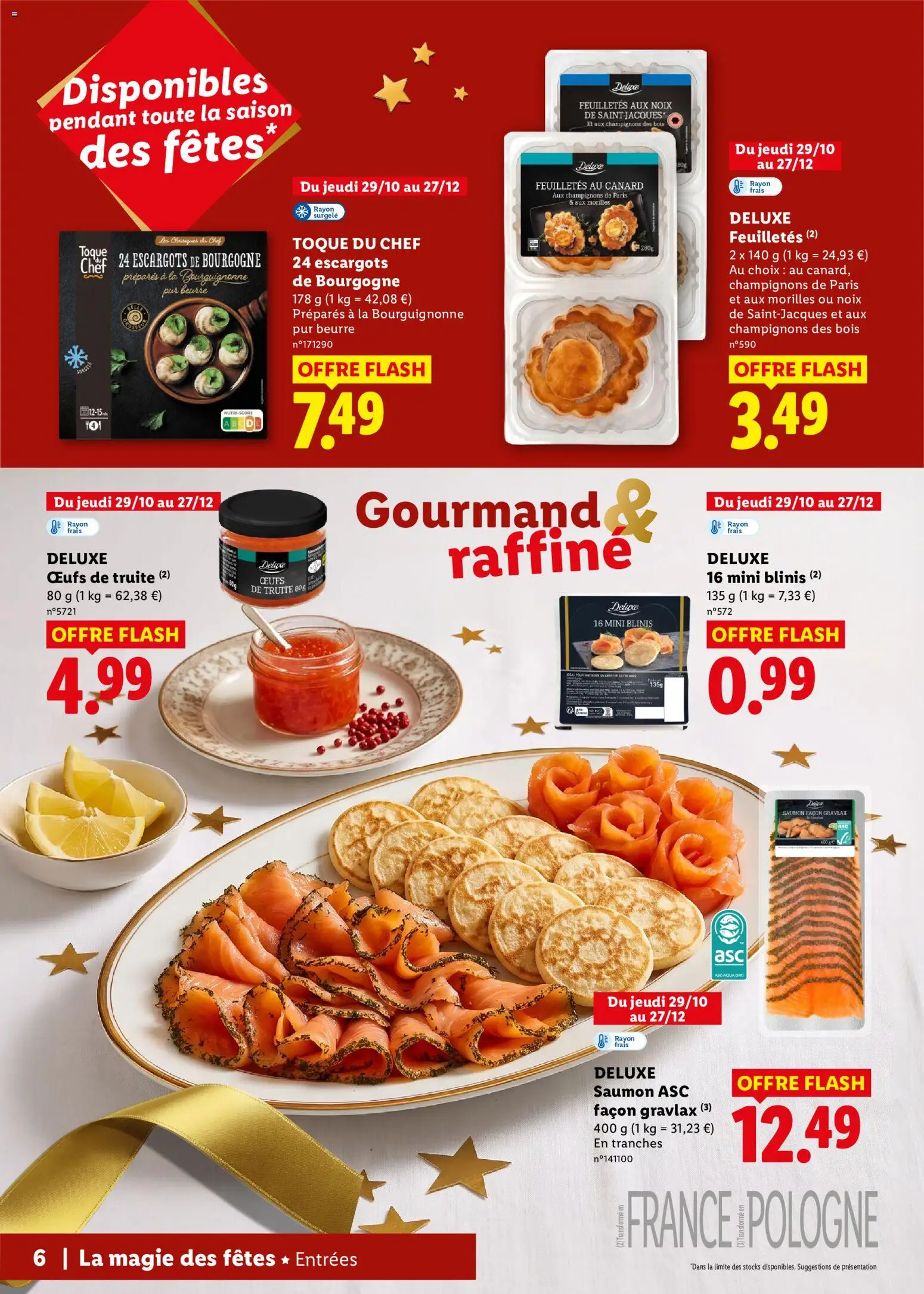 Prévisualisation de LIDL Catalogue de Noël du magasin LIDL formulaire valide 29/10/2026