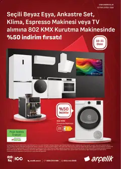 Arçelik Arçelik Katalog 16.10.2026 - Broşürünün önizlemesi