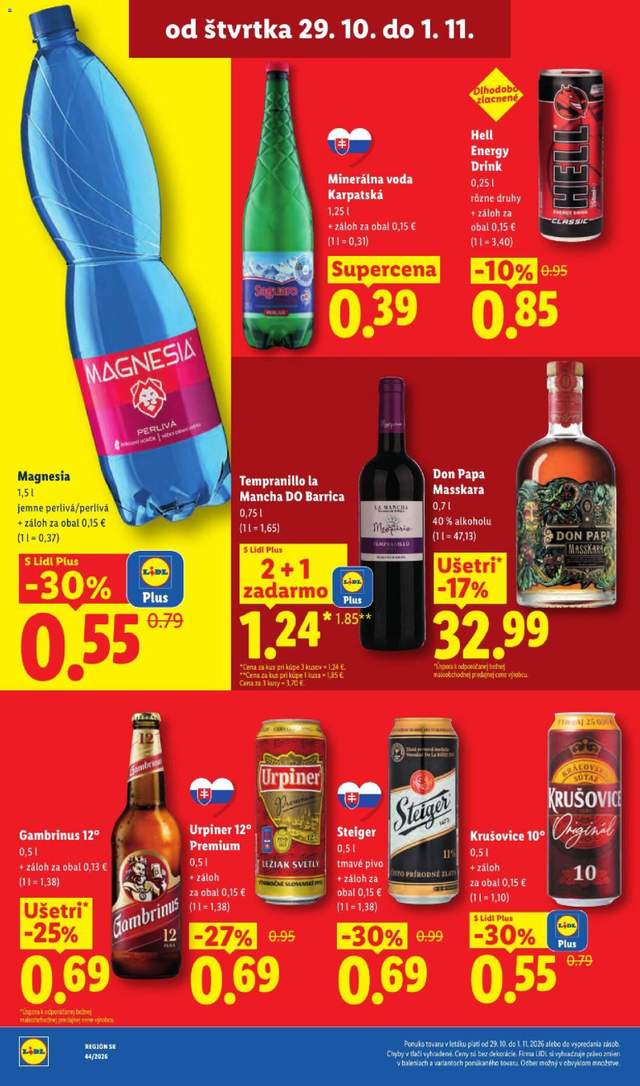 Nový Lidl leták od 26.10.