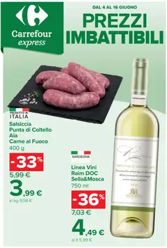 Anteprima dell'opuscolo Carrefour volantino Express - Torino dal negozio Carrefour valido da 04/06/2026