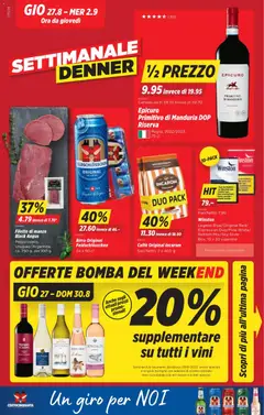 Vorschau des Merkblatts Denner aktionen IT vom Shop Denner gültig von 27.08.2026 bis 30.08.2026