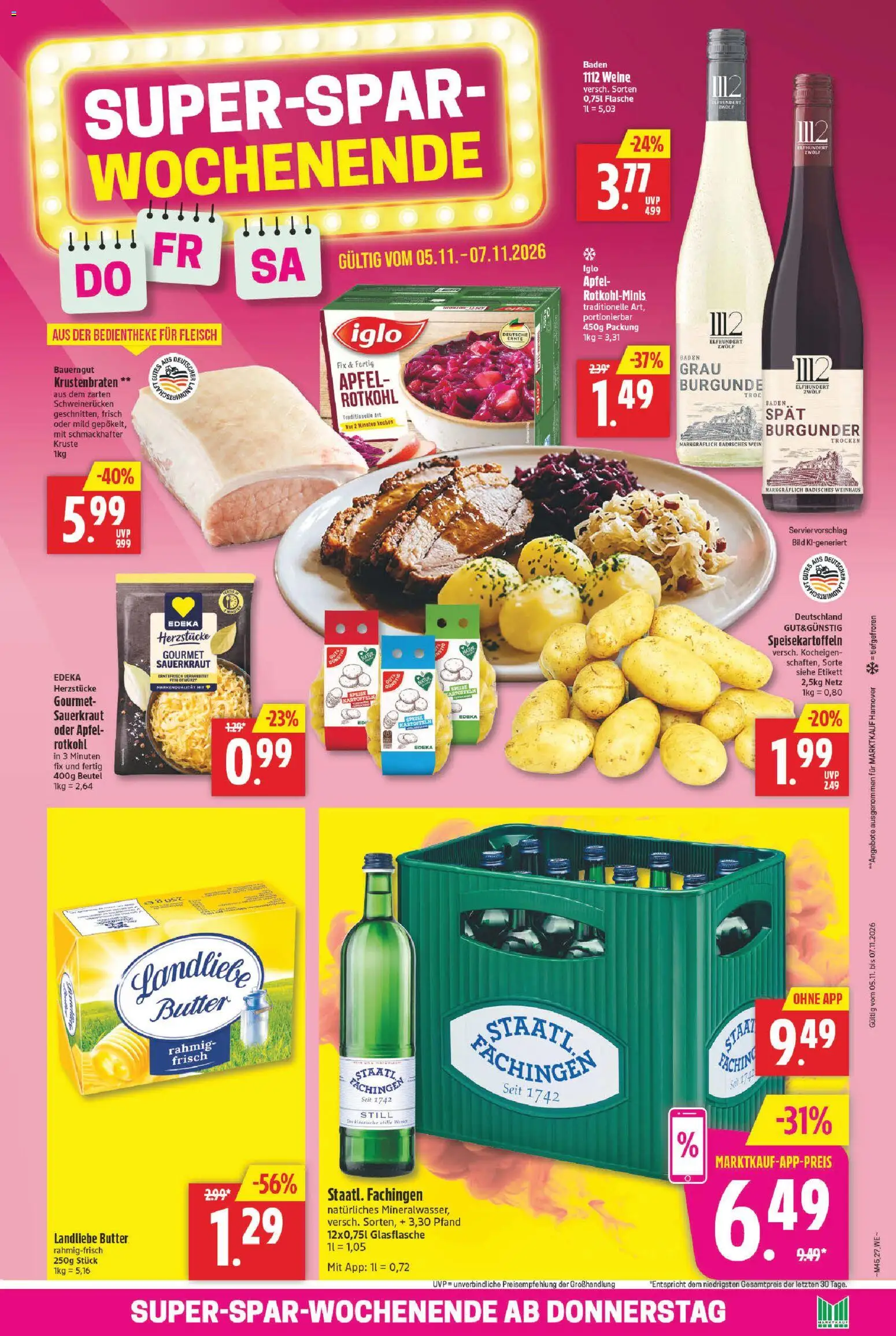 Vorschau von dem Prospekt des Geschäftes Marktkauf, gültig ab dem 02.11.2026