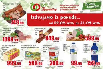 Pregled Metalac Proleter kataloga - važi od 09.09.2026