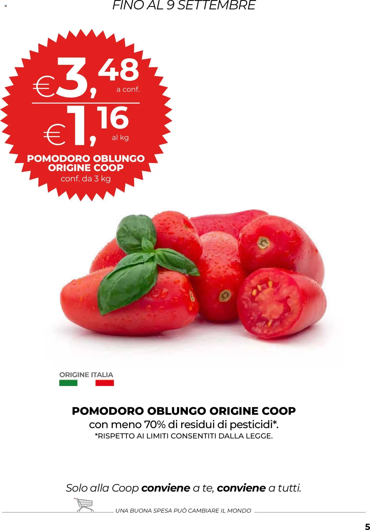 Anteprima dell'opuscolo COOP volantino Firenze dal negozio COOP valido da 03/09/2026 - Pomodoro