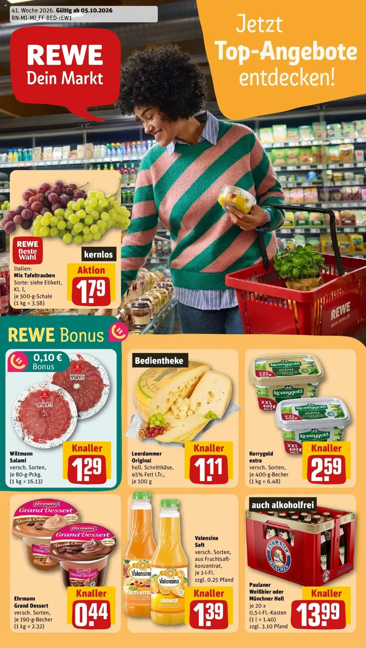 Vorschau von dem Prospekt des Geschäftes Rewe, gültig ab dem 05.10.2026