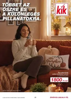 Kik - Kik akciós újság Hatvan megtekintése, amely érvényes 2026.08.28.-től