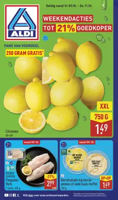 Voorbeeld van Aldi folder - Weekendfolder van winkel Aldi geldig vanaf 09-10-2026