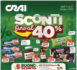 Anteprima dell'opuscolo CRAI volantino Avetrana dal negozio CRAI valido da 11/06/2026