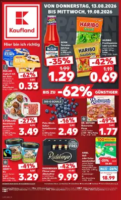 Vorschau von dem Prospekt des Geschäftes Kaufland, gültig ab dem 13.08.2026
