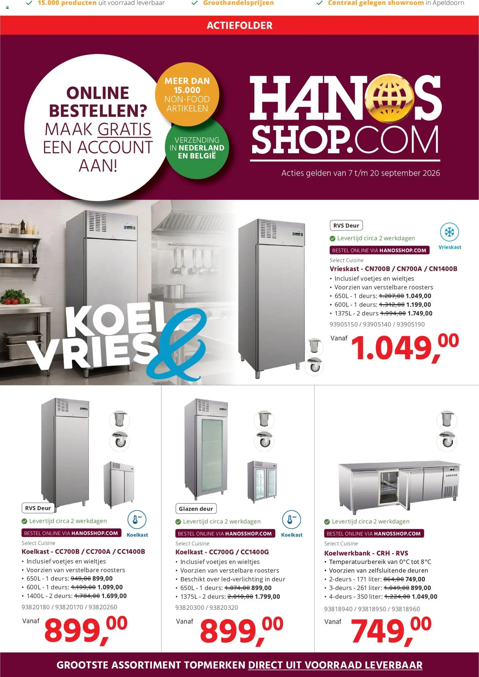 Voorbeeld van Hanos folder - Shop folder 19 van winkel Hanos geldig vanaf 07-09-2026