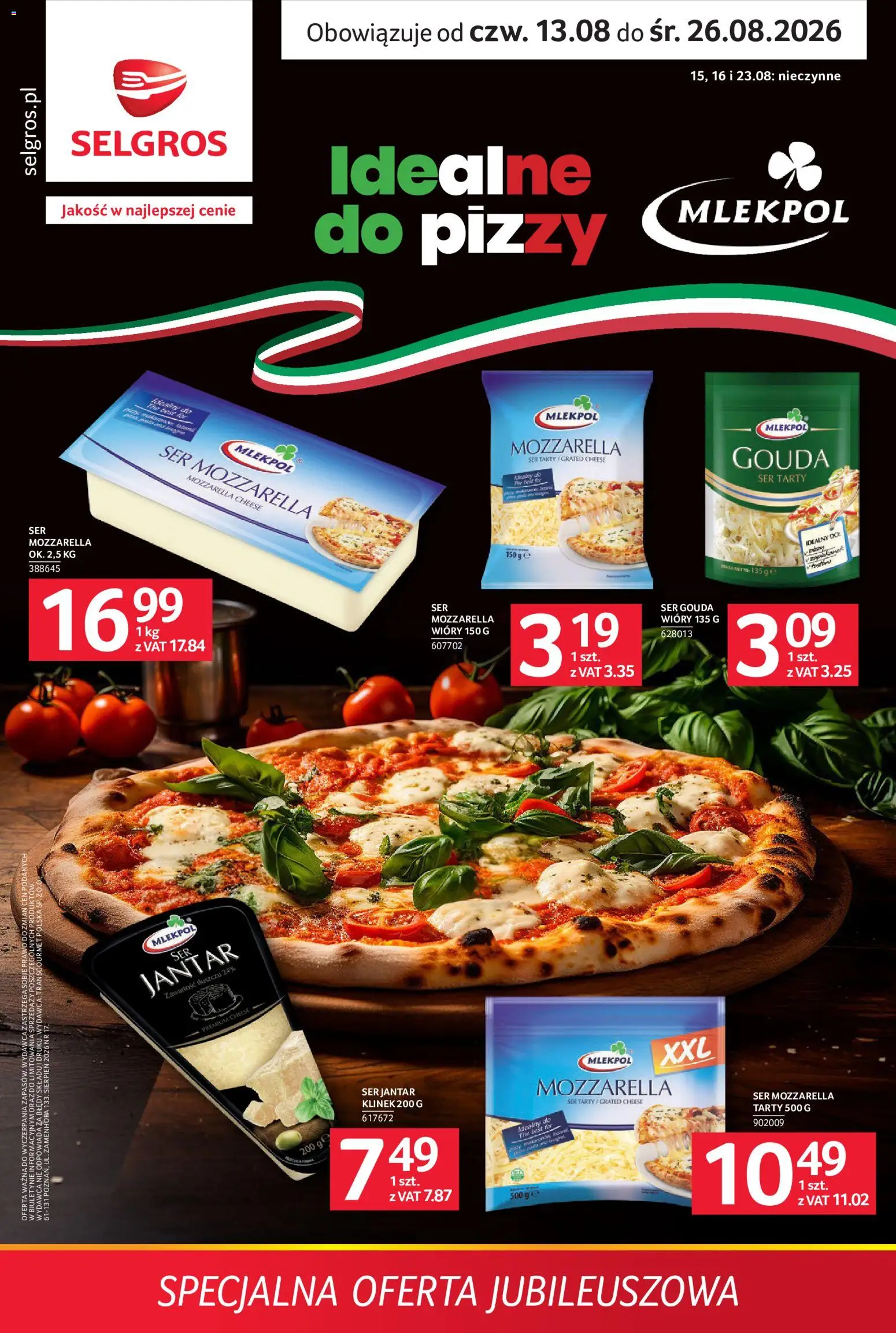 Pogląd gazetki "Selgros cash&carry gazetka - Specjalna oferta jubileuszowa" ze sklepu Selgros cash&carry ważnej od 13.08.2026