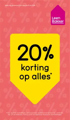 Voorbeeld van Leen Bakker folder van winkel Leen Bakker geldig vanaf 21-05-2026