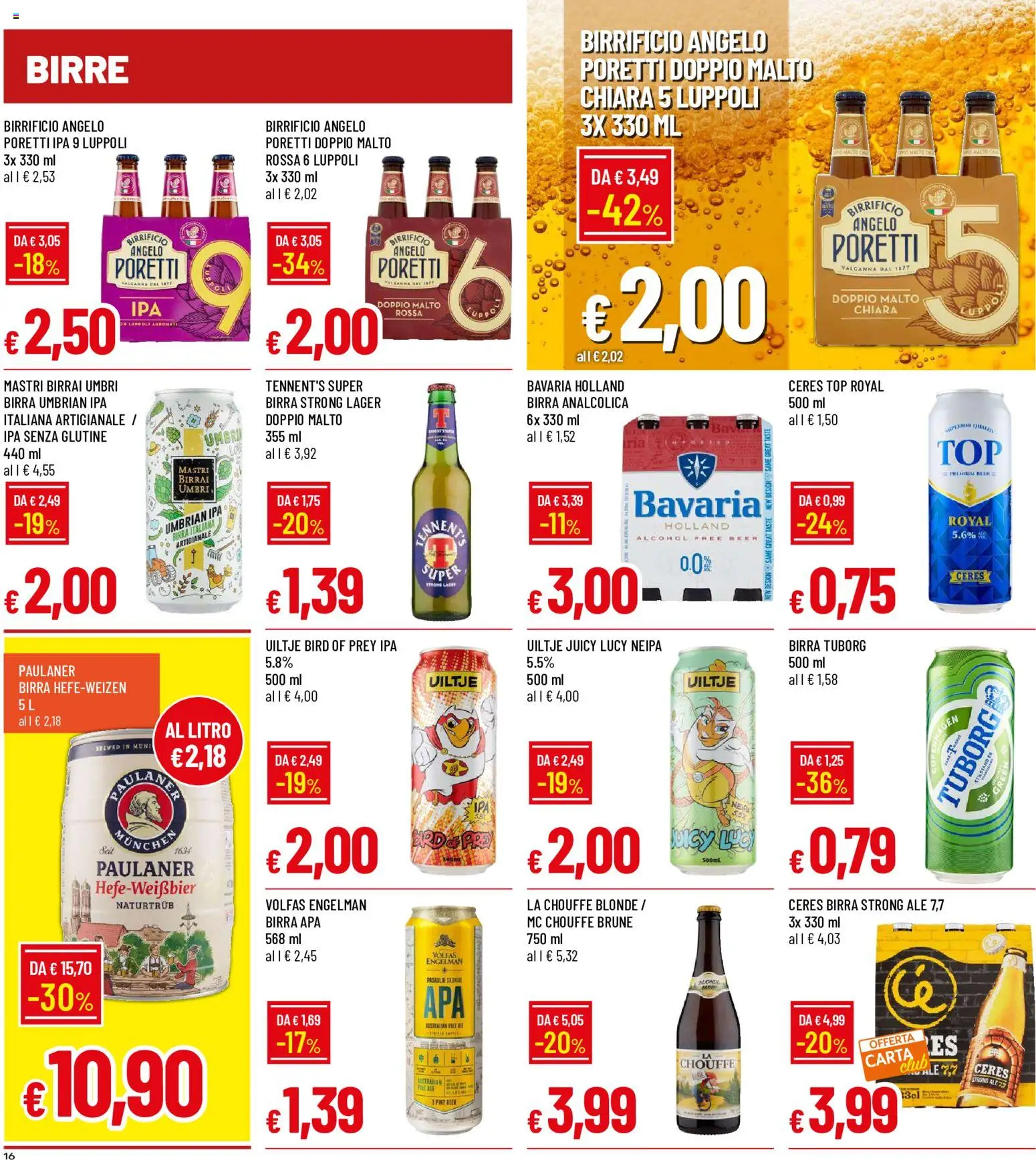 Anteprima dell'opuscolo Galassia volantino dal negozio Galassia valido da 07/09/2026 - Senza glutine, Birra, Tennent's, Ceres, Birra analcolica, Ceres Birra, Tennent's Super, Birra Tuborg