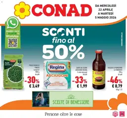 Anteprima dell'opuscolo Conad volantino Parma dal negozio Conad valido da 22/04/2026