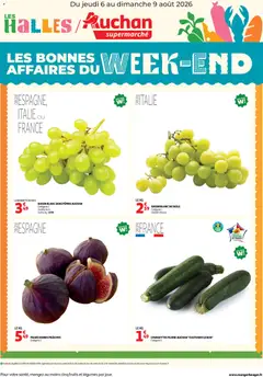 Prévisualisation de Auchan Les bons plans du week end dans votre super ! du magasin Auchan formulaire valide 06/08/2026