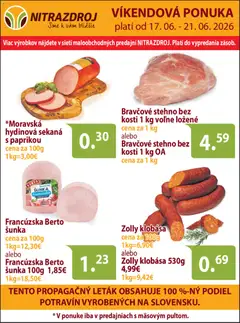 Náhľad Nitrazdroj letáku platného od 17.06.2026