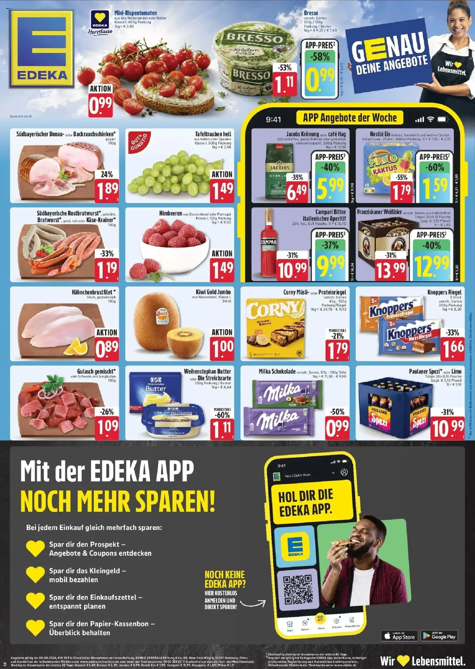 Vorschau von dem Prospekt des Geschäftes Edeka, gültig ab dem 06.08.2026