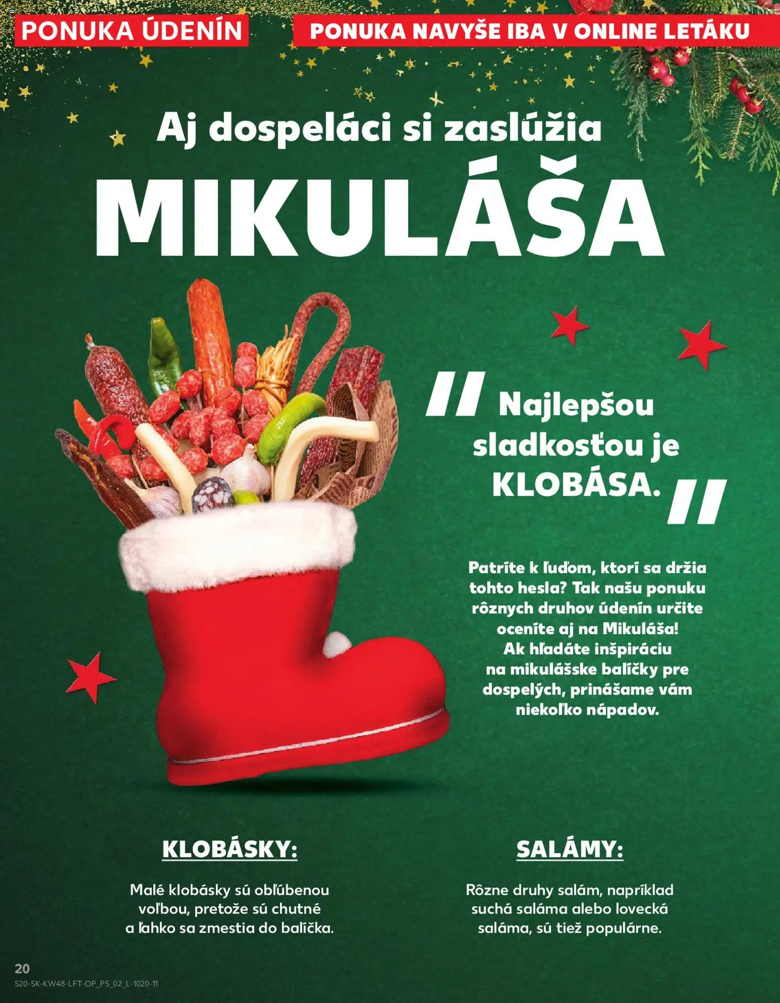Náhľad Kaufland letáku platného od 27.11.2025 - Saláma