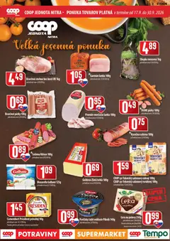 Náhľad COOP Jednota letáku platného od 17.09.2026