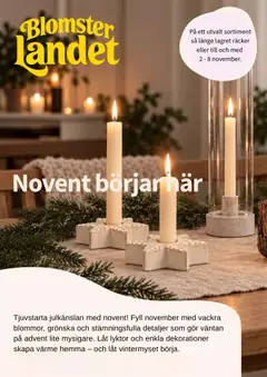 Förhandsgranska reklamblad Blomsterlandet erbjudanden från butik Blomsterlandet gäller från 02/11/2026