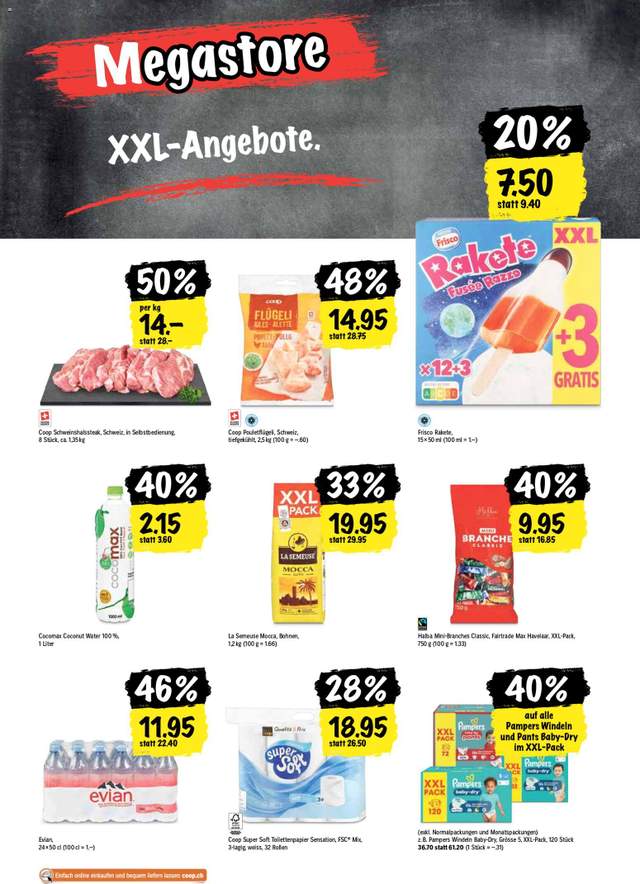 Neue Coop Aktionen ab 03.09.