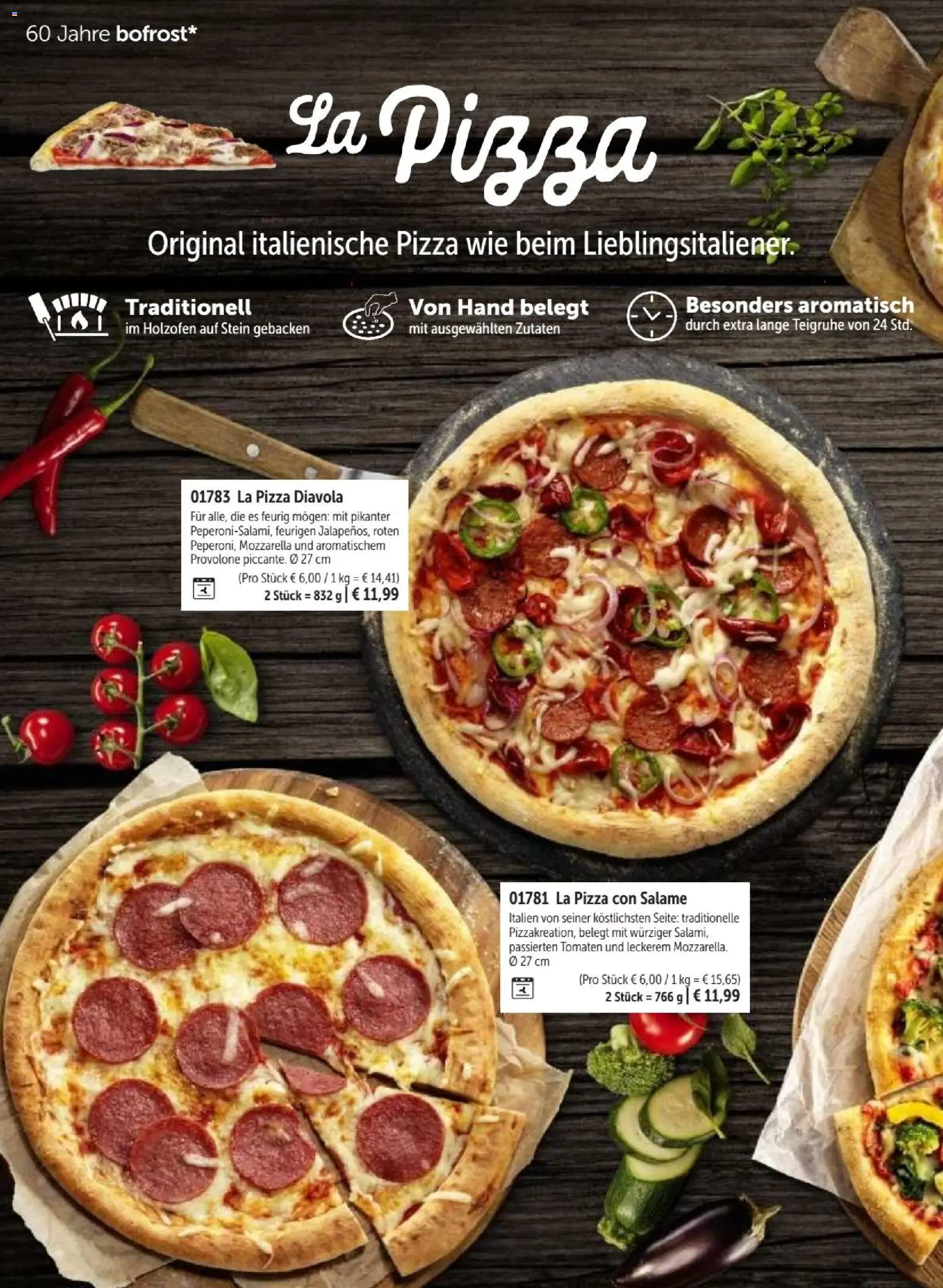 Vorschau von dem Prospekt des Geschäftes Bofrost, gültig ab dem 07.09.2026 - Pizza, Mozzarella, Tomaten