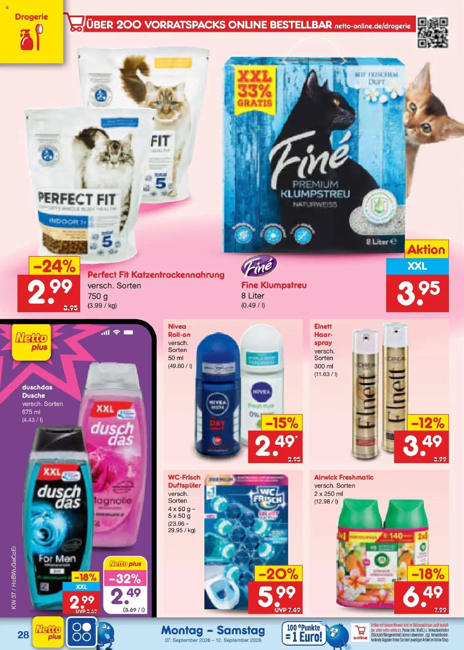 Vorschau von dem Prospekt des Geschäftes Netto Marken-Discount, gültig ab dem 07.09.2026 - Dusche, Duschdas