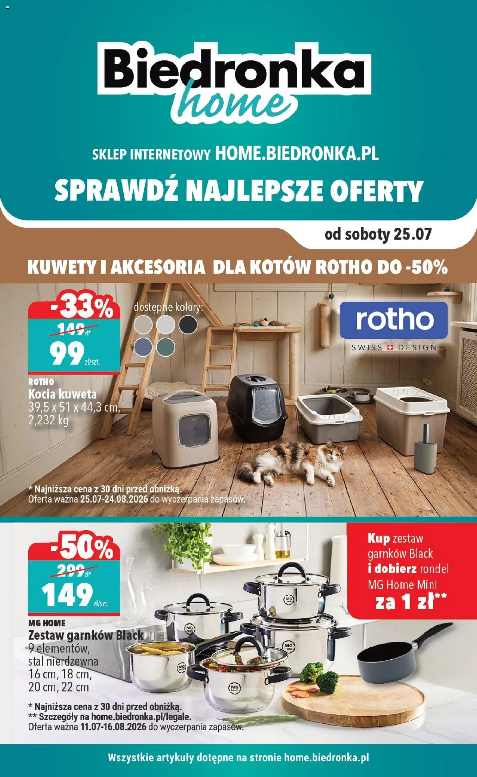 Pogląd gazetki "Biedronka gazetka - Home" ze sklepu Biedronka ważnej od 25.07.2026