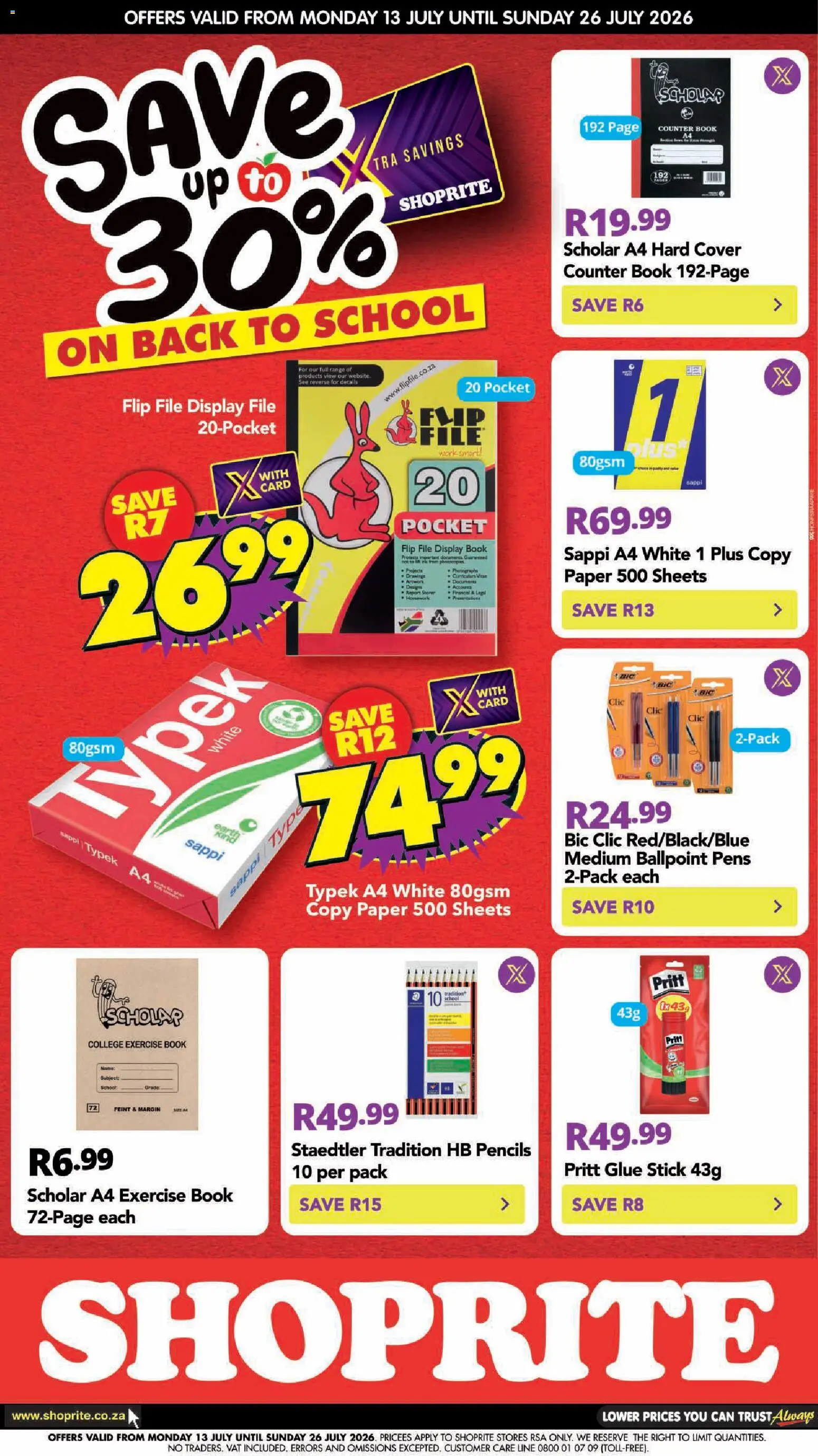 Preview of Shoprite flyer valid from 13/07/2026
