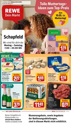 Vorschau von dem Prospekt des Geschäftes Rewe, gültig ab dem 04.05.2026