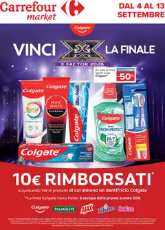 Anteprima dell'opuscolo Carrefour volantino Market Colgate dal negozio Carrefour valido da 04/09/2026