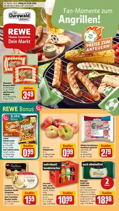 Vorschau von dem Prospekt des Geschäftes Rewe, gültig ab dem 21.06.2026