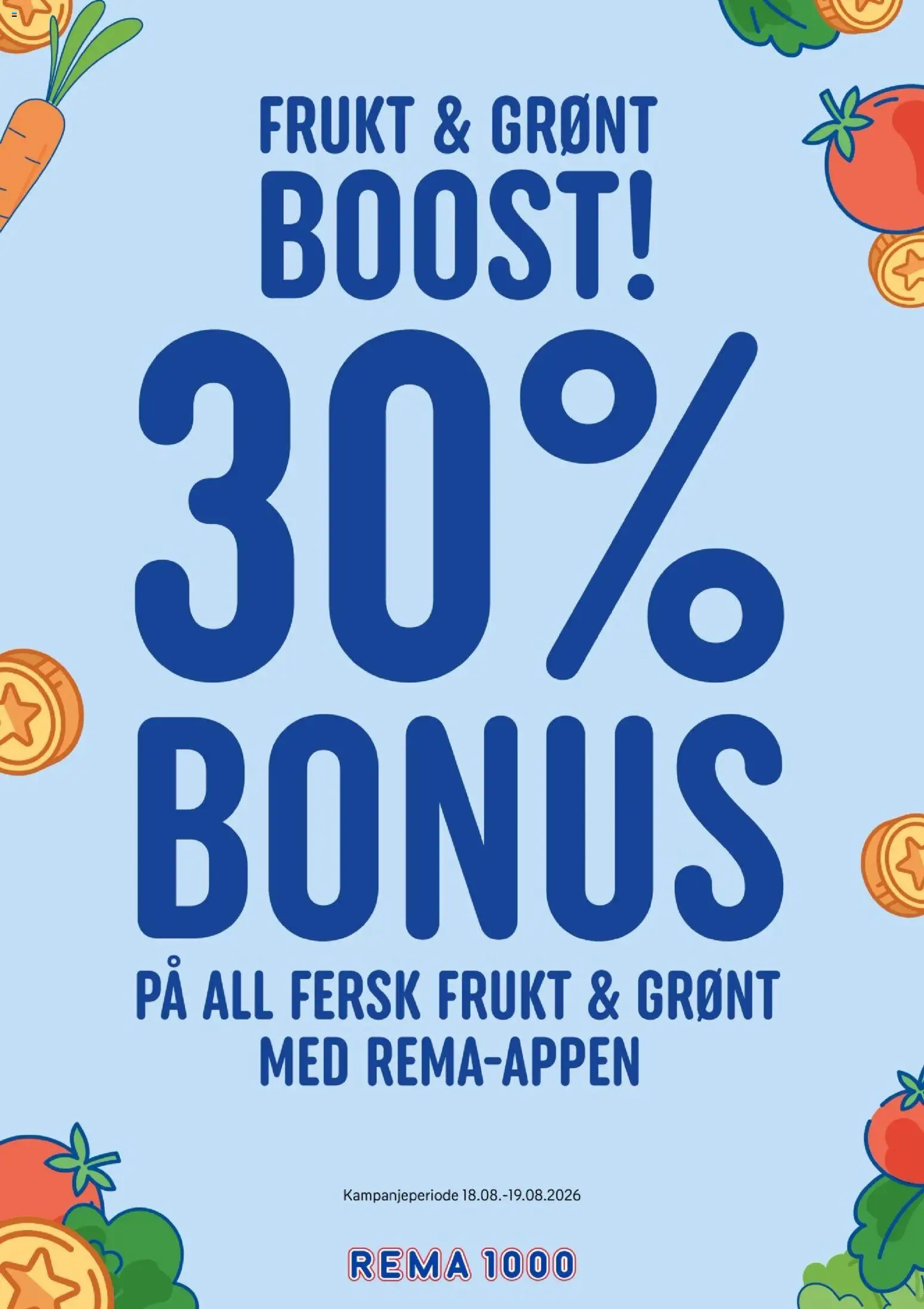 Forhåndsvis Rema 1000 Grønt boost fra butikk Rema 1000 gyldig fra 18/08/2026