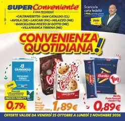 Anteprima dell'opuscolo SuperConveniente volantino Caltanissetta, San Cataldo, Avola, Lascari, Milazzo, Barcellona dal negozio SuperConveniente valido da 23/10/2026