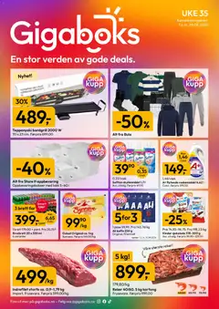 Forhåndsvis Gigaboks kundeavis fra butikk Gigaboks gyldig fra 24/08/2026