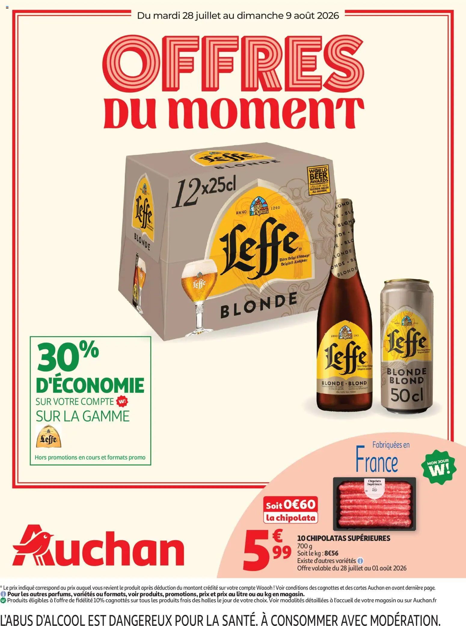 Voorbeeld van Auchan Folder / Publicité van winkel Auchan geldig vanaf 28/07/2026