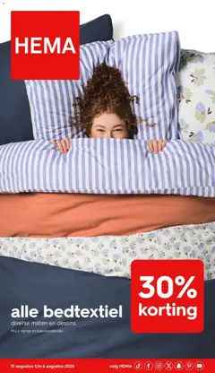 Voorbeeld van Hema folder van winkel Hema geldig vanaf 31-08-2026