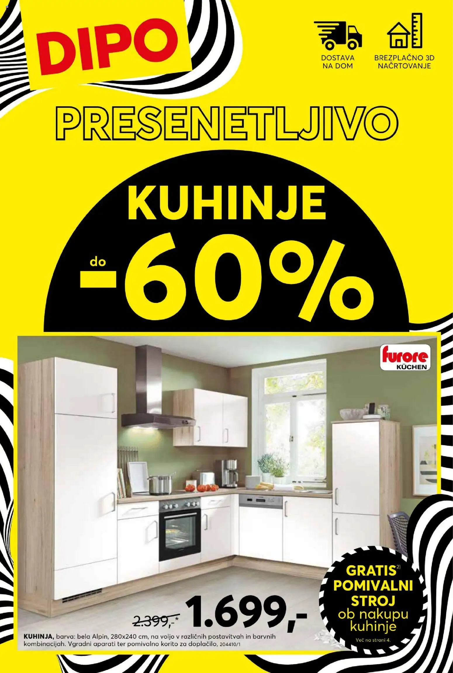 Predogled kataloga iz trgovine Dipo veljaven od 08.04.2026 - Pomivalni stroj, Pomivalno korito, Barva