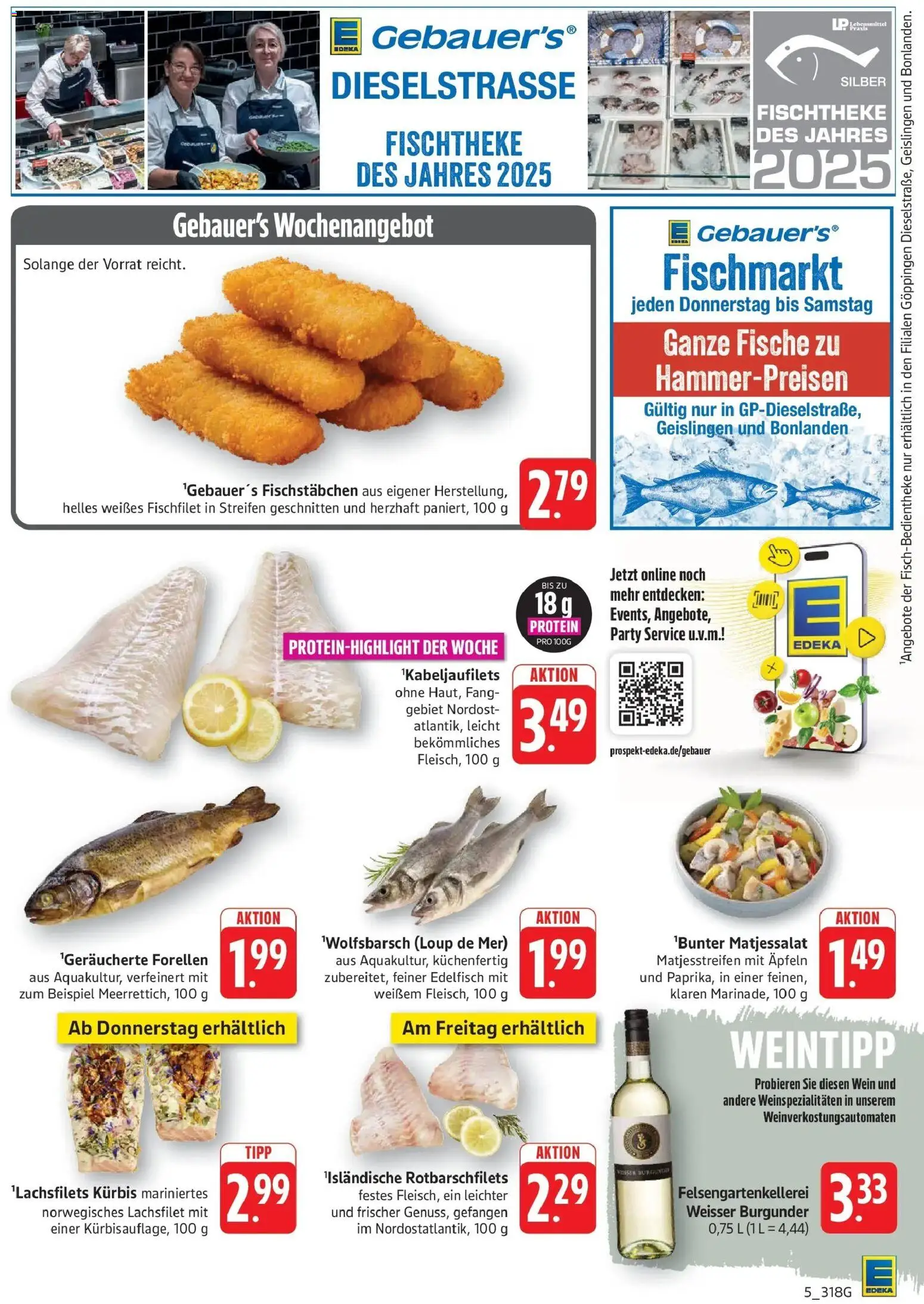Vorschau von dem Prospekt des Geschäftes Edeka, gültig ab dem 19.10.2026