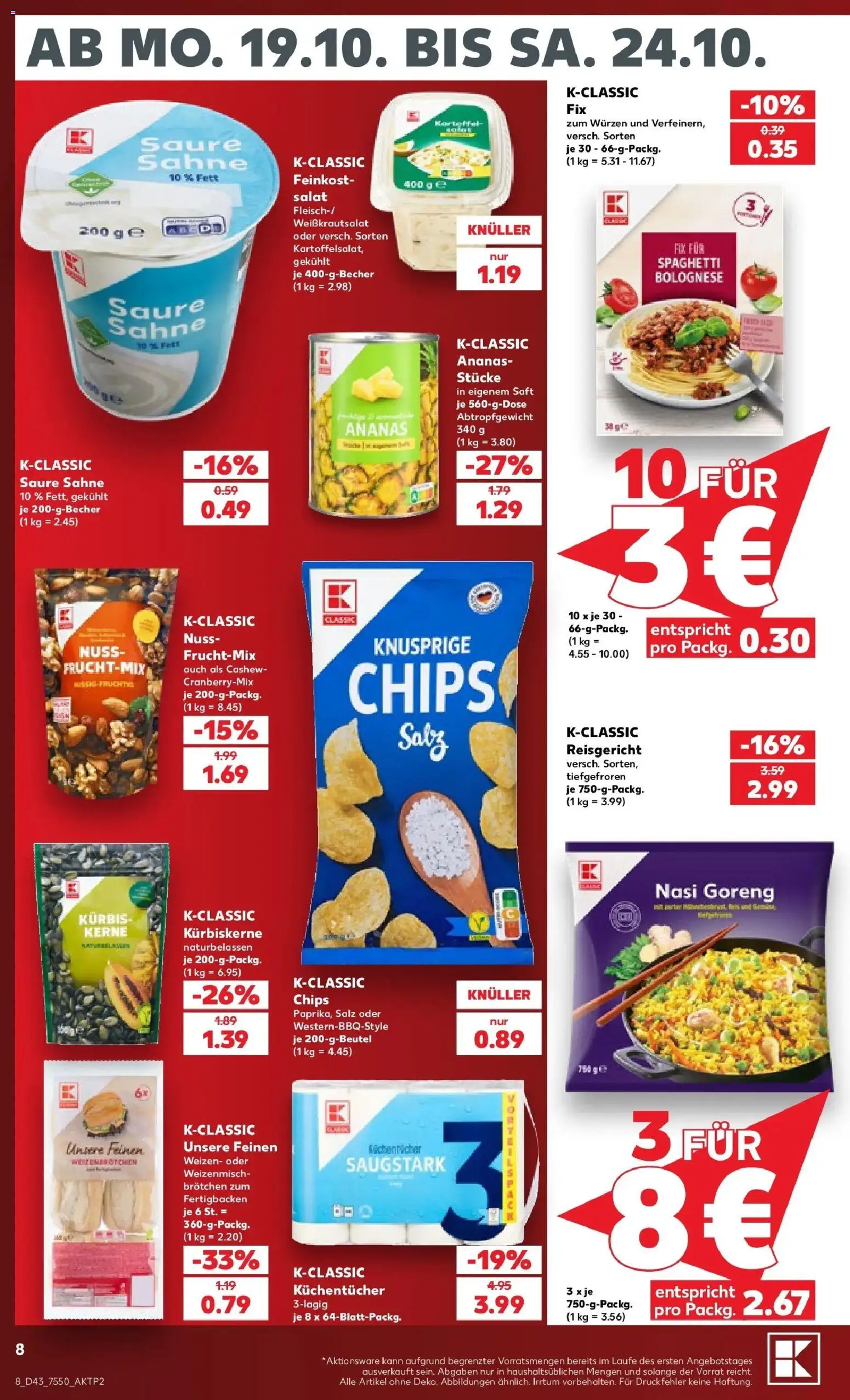 Vorschau von dem Prospekt des Geschäftes Kaufland, gültig ab dem 19.10.2026