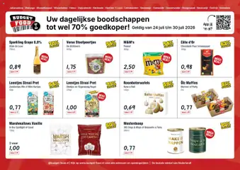 Voorbeeld van Budget Food folder van winkel Budget Food geldig vanaf 24-07-2026