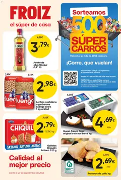 Vista previa del folleto de la tienda Froiz válido desde el 15/09/2026 